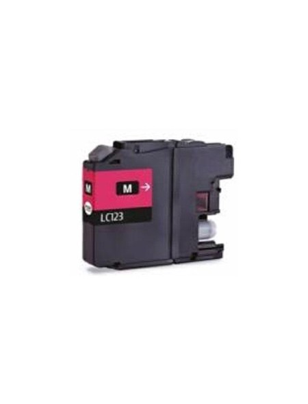 Tinta compatible Dayma para BROTHER LC123 Magenta 600 pag.