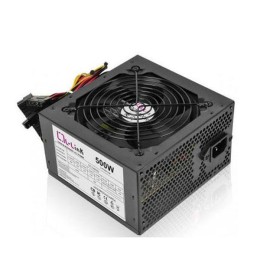 Fuente alimentacion ATX 500w L-Link Negra / Fan 12cm / No incluye cable de alimentacion LL-PS-500