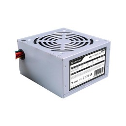 Fuente alimentacion ATX 500w Unykach / Fan 12cm / 20+4 Pines / Plata UNYKA52099